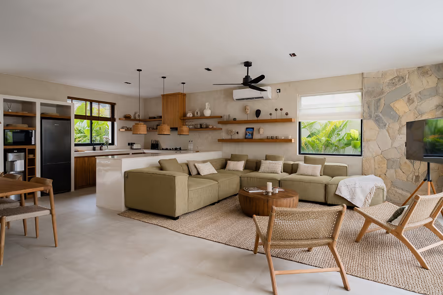 Luxury Villa Two Bedroom - Living room