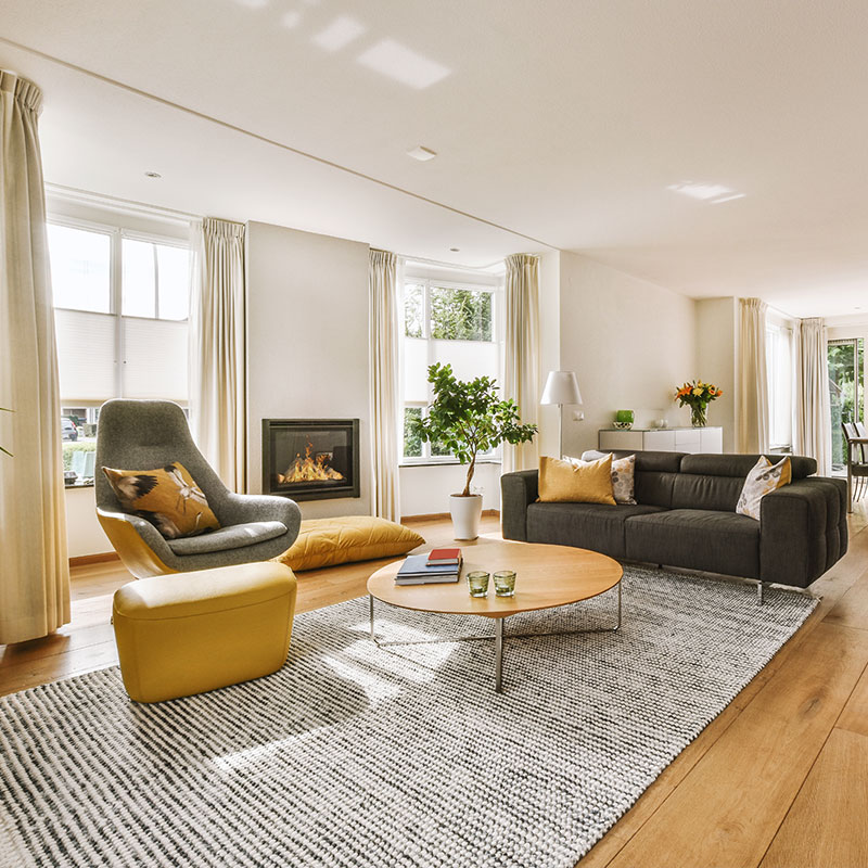 living room in modern home