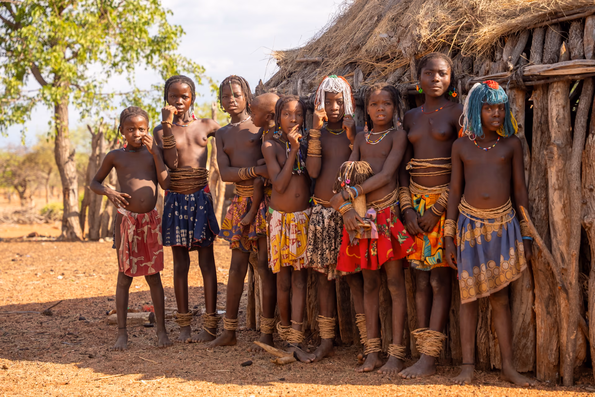 Photos d'une tribu au sud de l'Angola