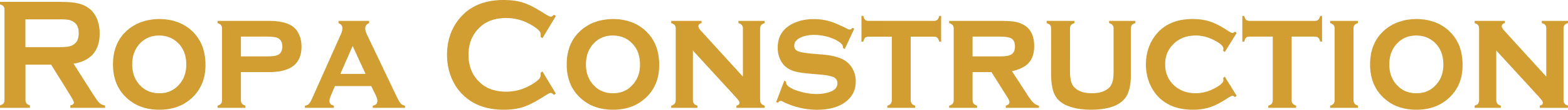 Ropa Construction Logo