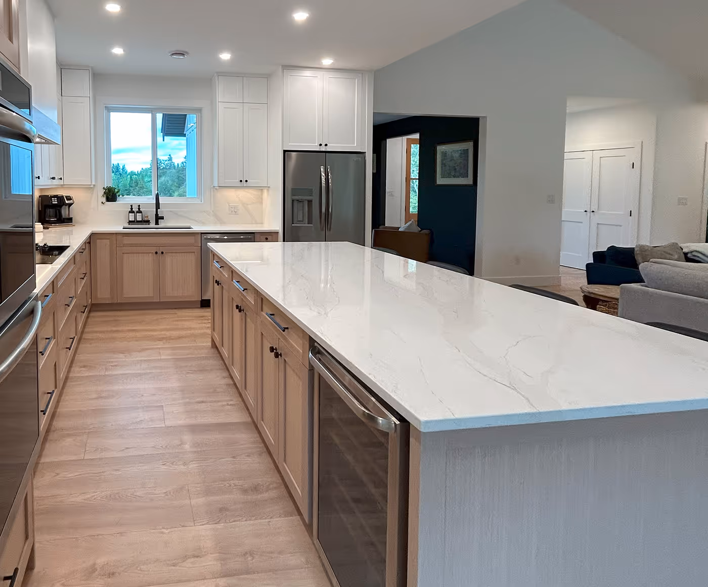 A custom build kitchen