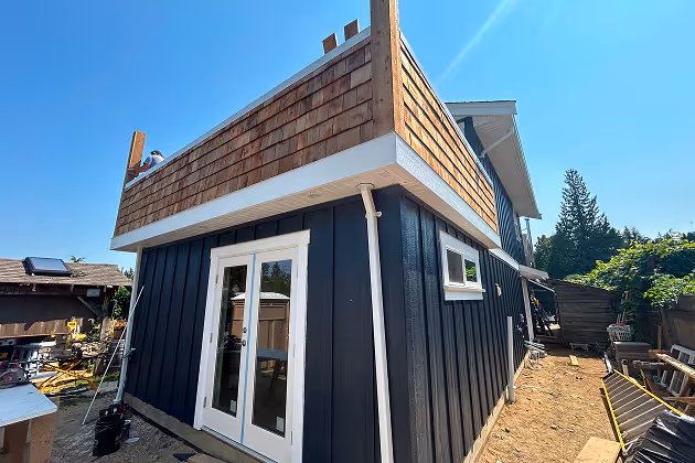 A new build tiny house