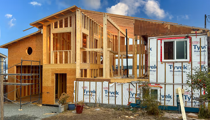 A under construction building