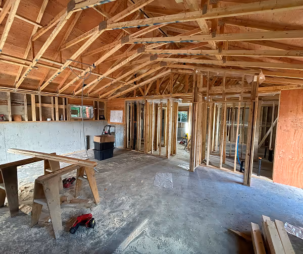 A under construction building