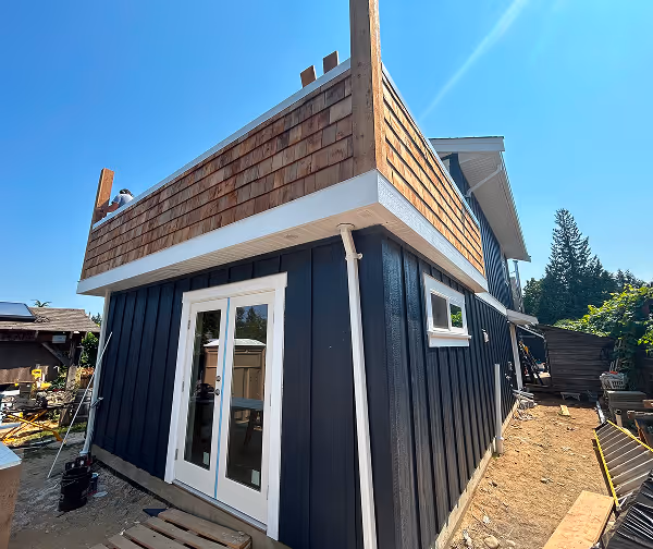 A new build tiny house