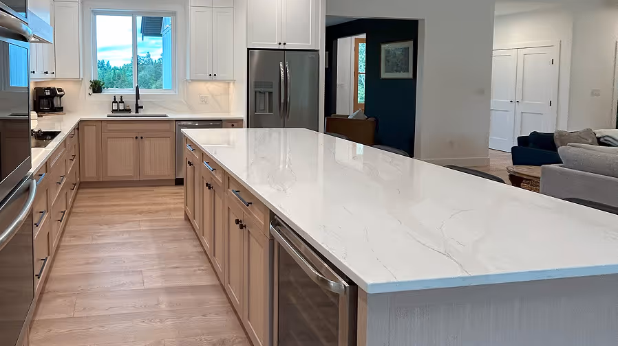 A custom build kitchen design