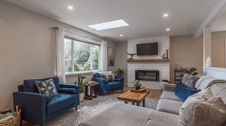 A beautiful living room