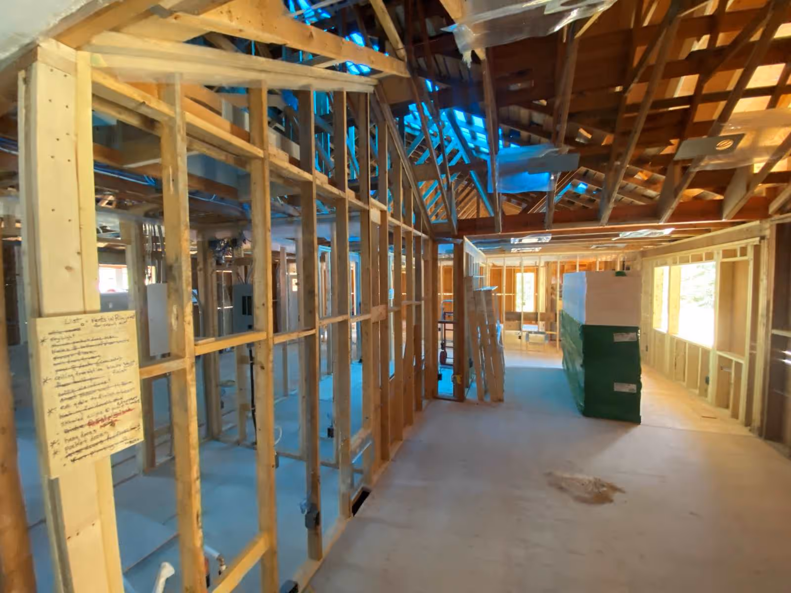 A under construction building