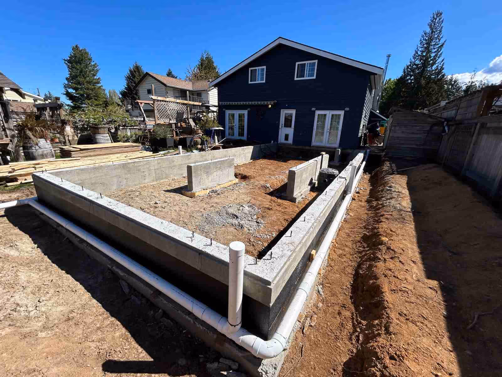 A under construction house