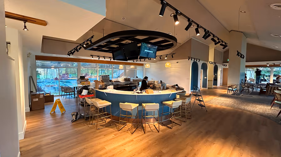 A new renovated restaurant