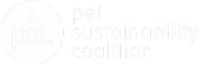 Pet Sustainability Coalition logo with leaf symbol above the letters PSC.