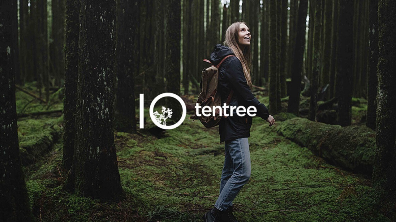 Tentree, an eco-friendly clothing brand