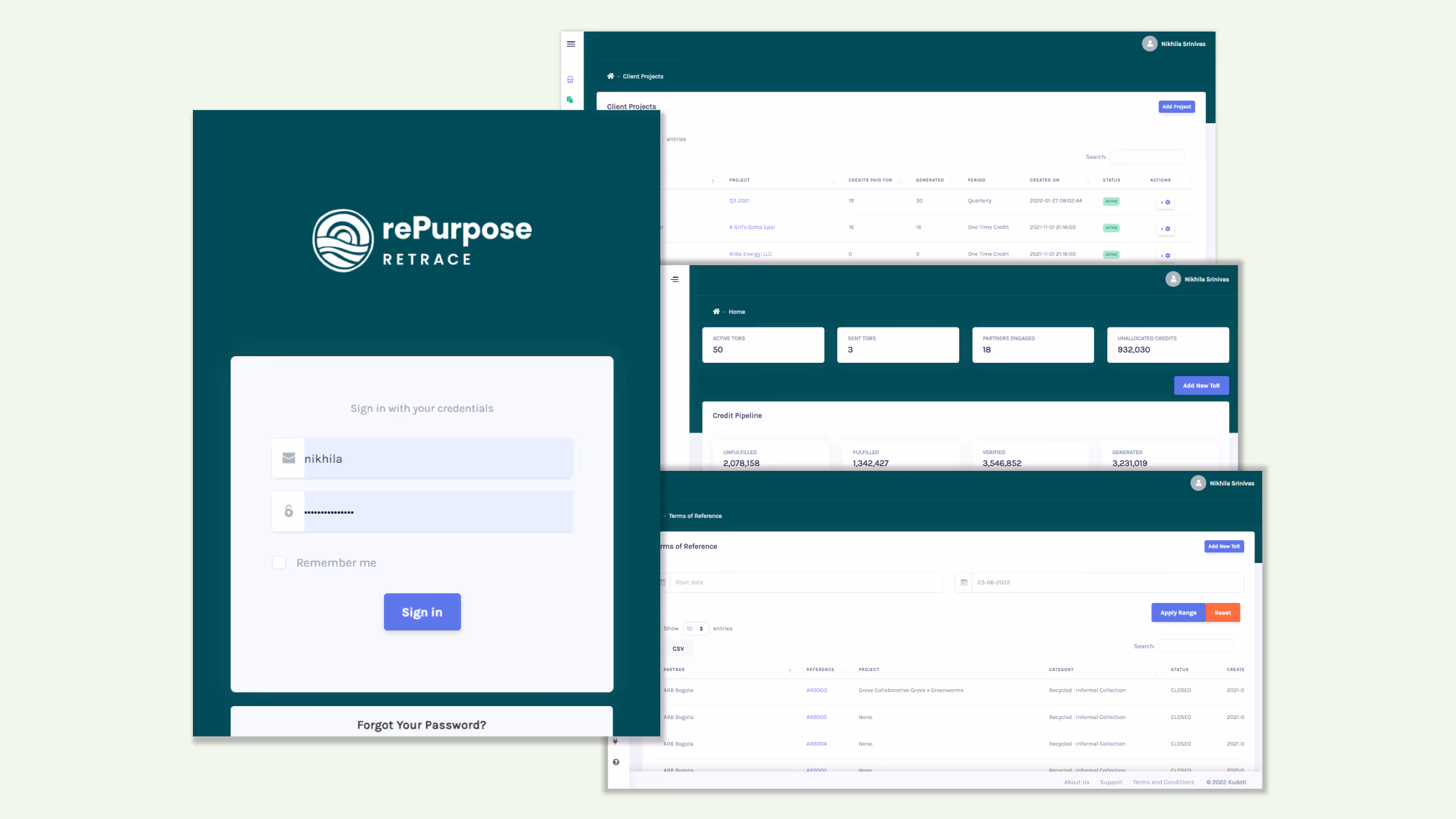 Rigorous data validation: All chain-of-custody documentation, such as waste procurement receipts, transport logs, and end-of-life certificates, are stored on our reTrace platform, as well as manually examined to detect and prevent fraud.