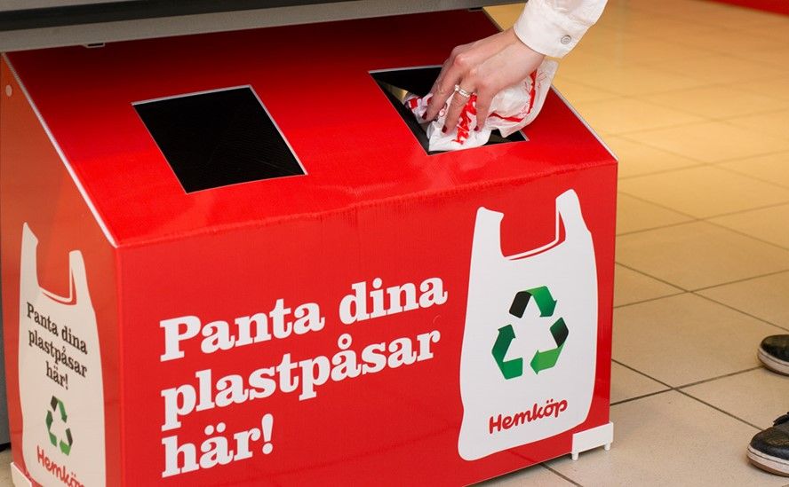 Sweden's bottle deposit system which leads to a record number of cans and bottles getting recycled every year