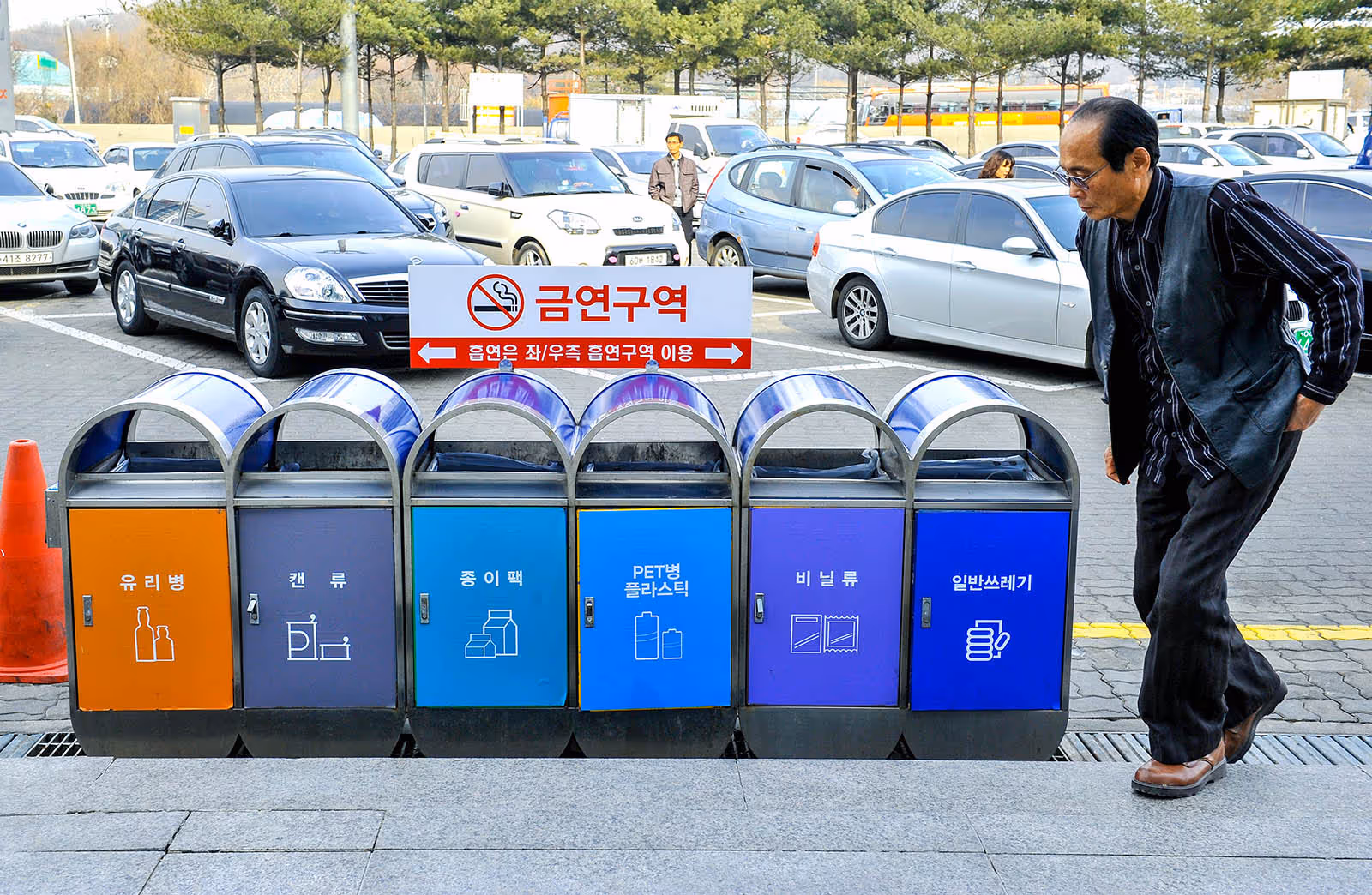 South Korea has the highest recycling rate for recycling among all Asian countries