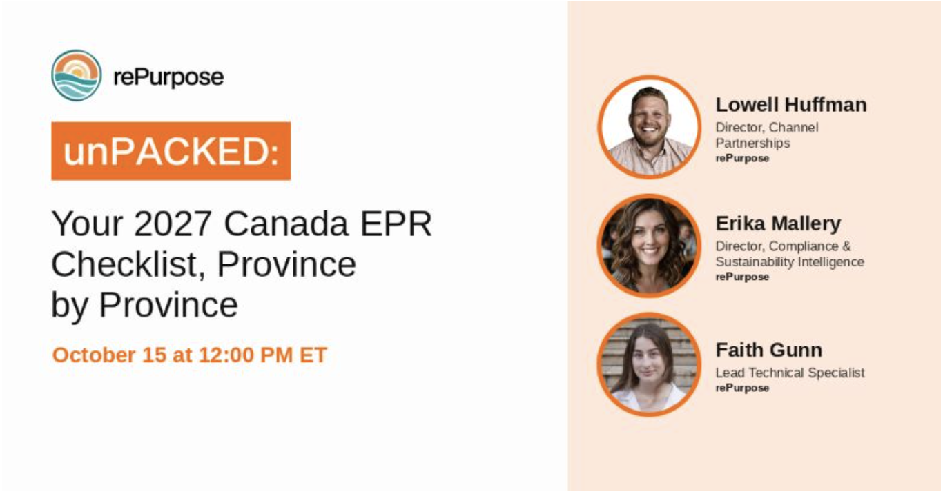 unPacked: Your 2027 Canada EPR Checklist, Province by Province