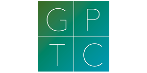 Logo for GPTC: Green boxes that say GPTC