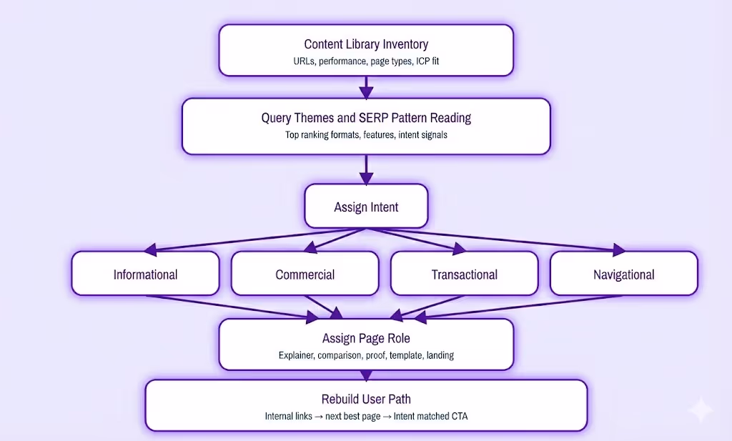 content library flowchart
