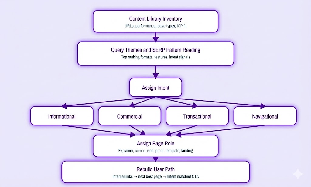 content library flowchart