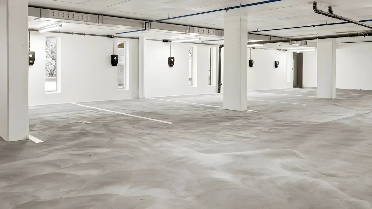 Polished commercial concrete flooring in Oxnard retail store installed by ProShine