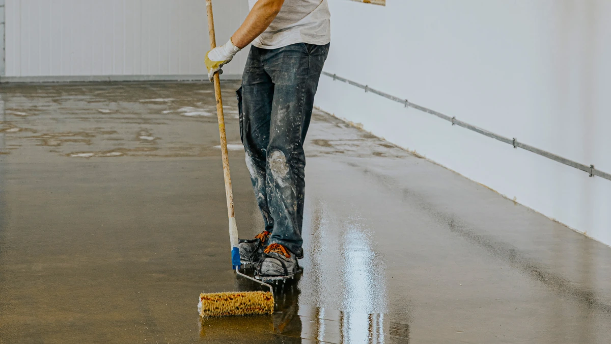 Garage in Oxnard protected with high-gloss sealer applied by ProShine