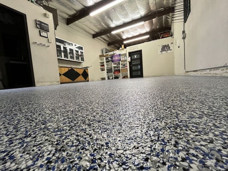 Flake epoxy exterior in Oxnard