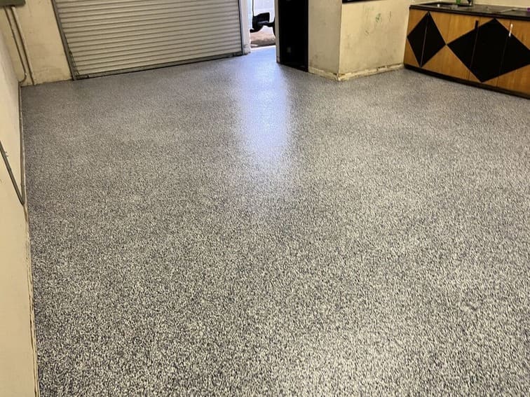 Garage epoxy floor in Camarillo