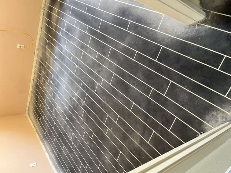 Interior concrete overlay in Thousand Oaks