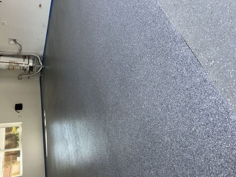 Garage epoxy floor in Ventura