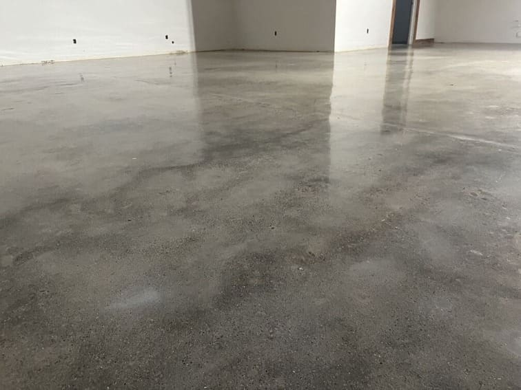 Polished interior concrete floor in Moorpark