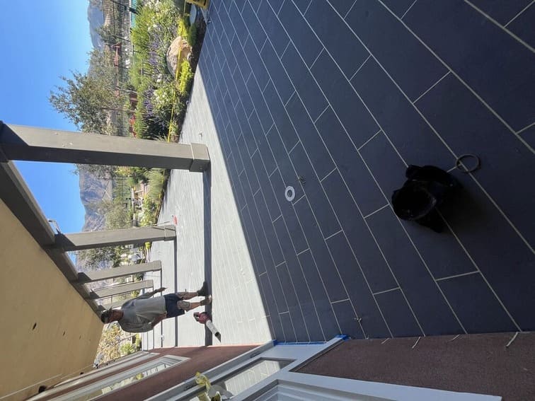 Outdoor concrete overlay in Newbury Park