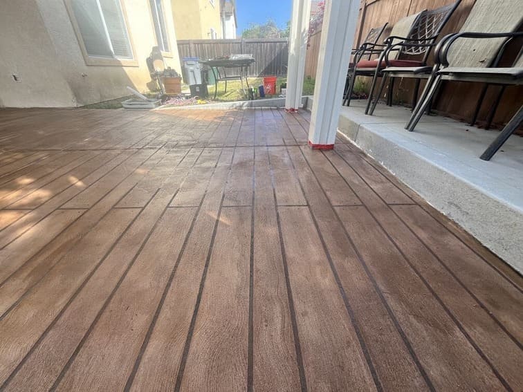 Polished interior concrete floor in Ventura