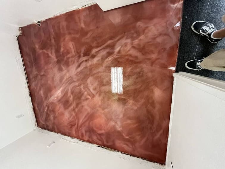 Garage epoxy floor in Westlake Village