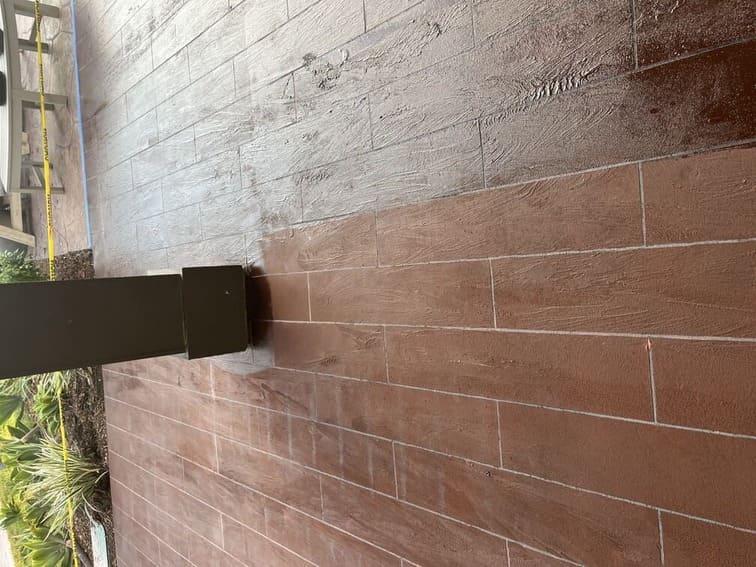 Outdoor concrete overlay in Newbury Park