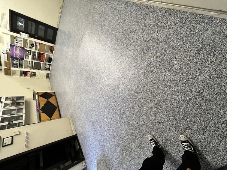 Stamped concrete overlay in Newbury Park