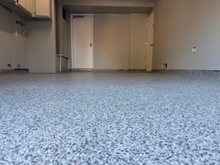 Flake epoxy garage floor in Simi Valley