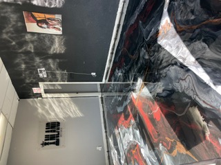 Metallic epoxy retail floor in Ventura