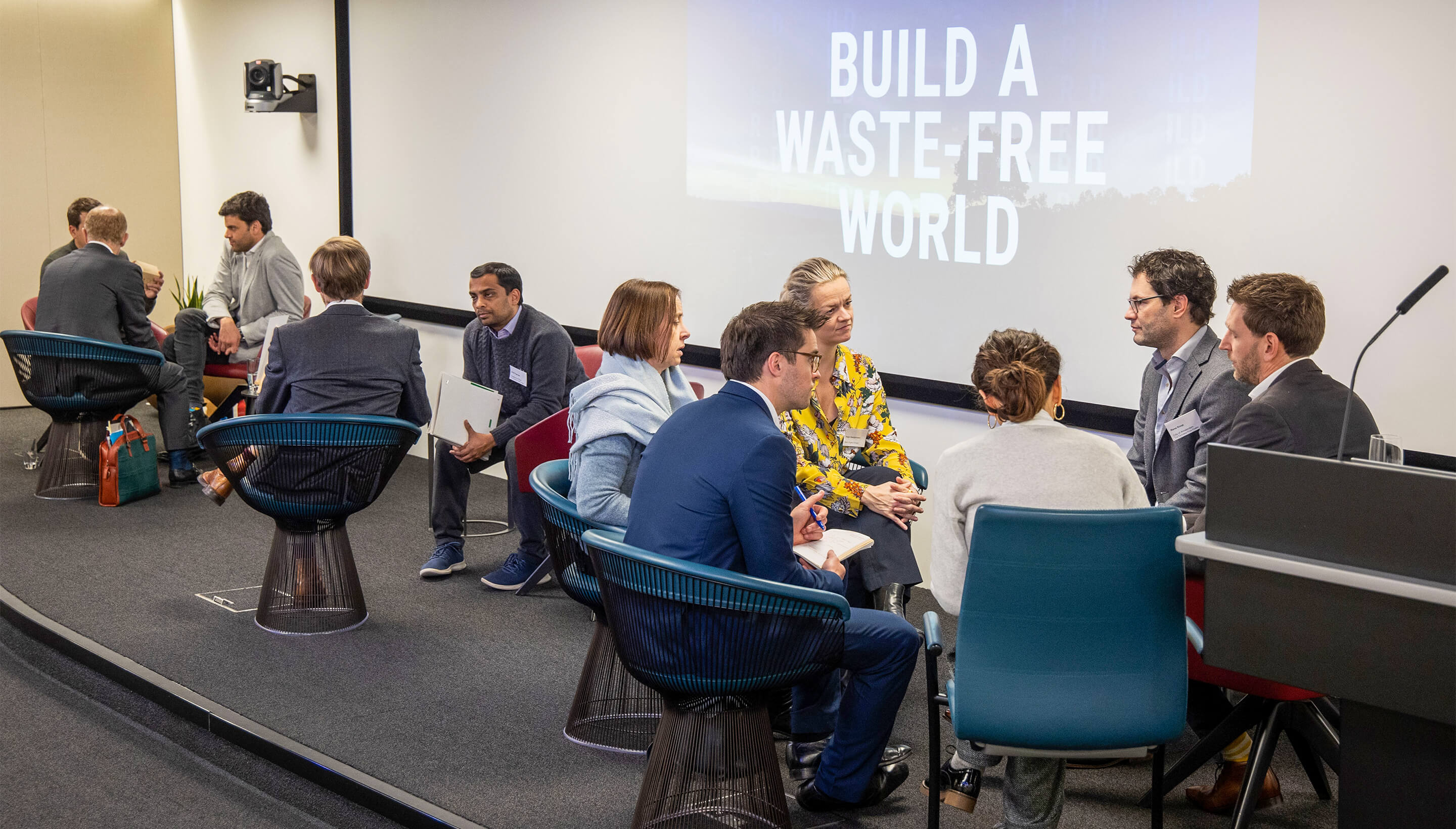 The finalists of the 2022 Earthshot Prize work to build a waste-free world at the 5-day retreat in Windsor.