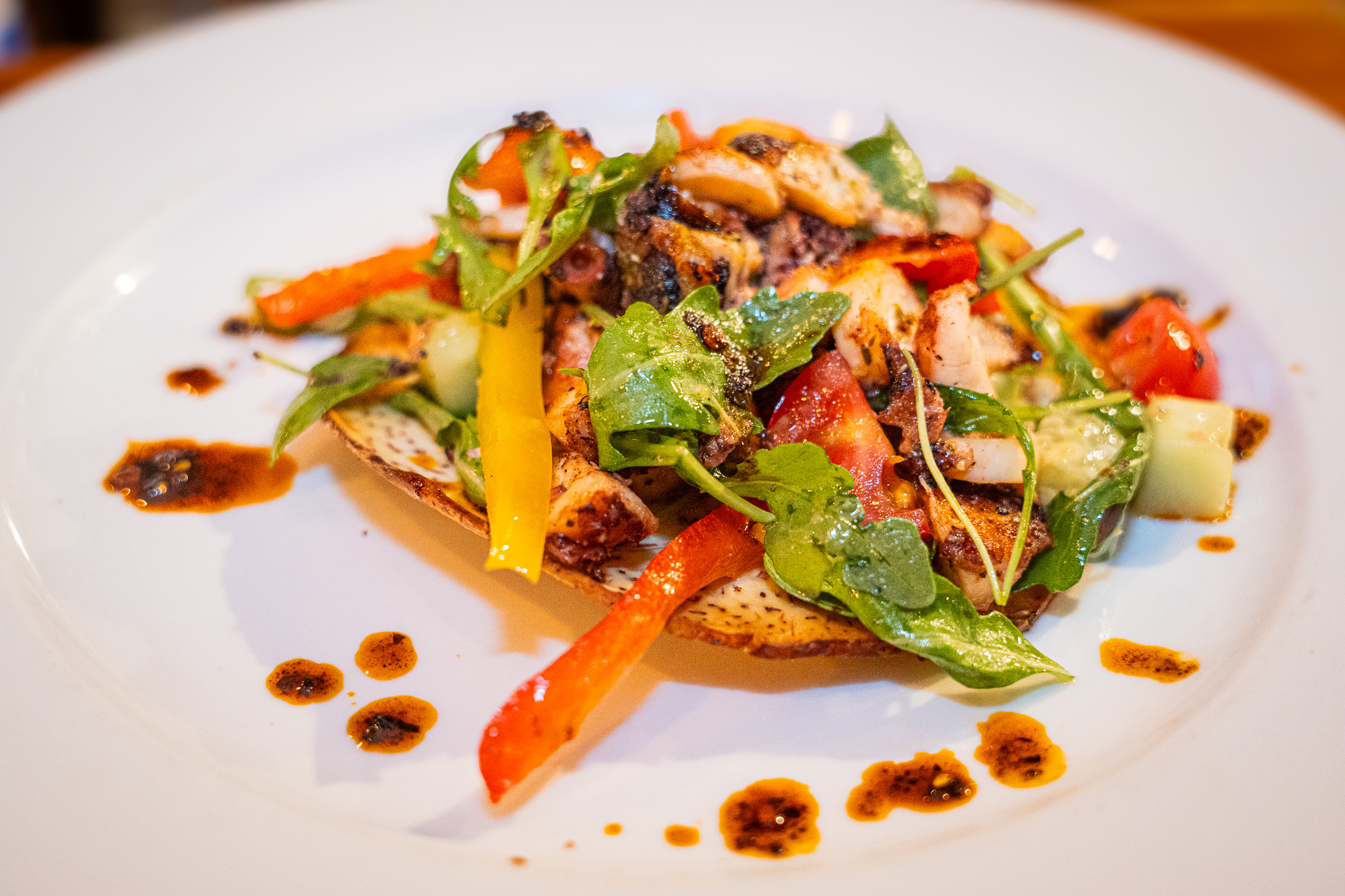 Tostadas de Pulpo