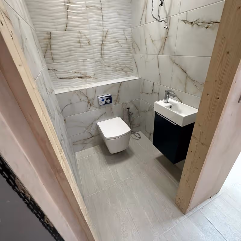 New bathroom installed