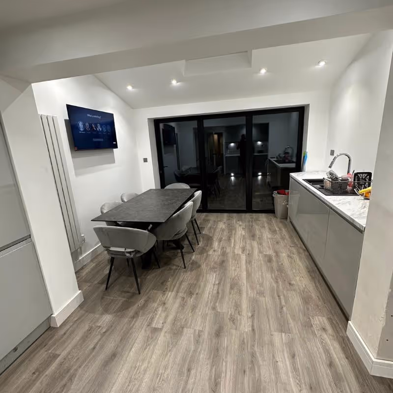 Newly fitted kitchen