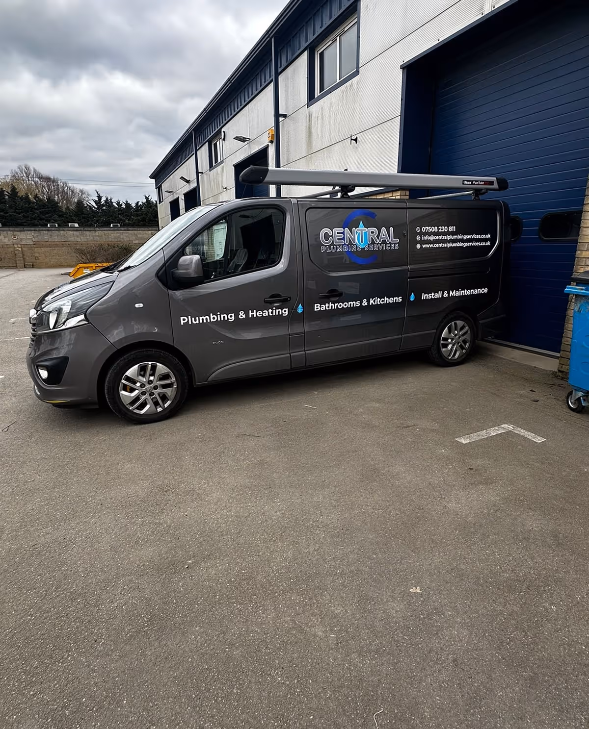 Central Plumbing Services work van