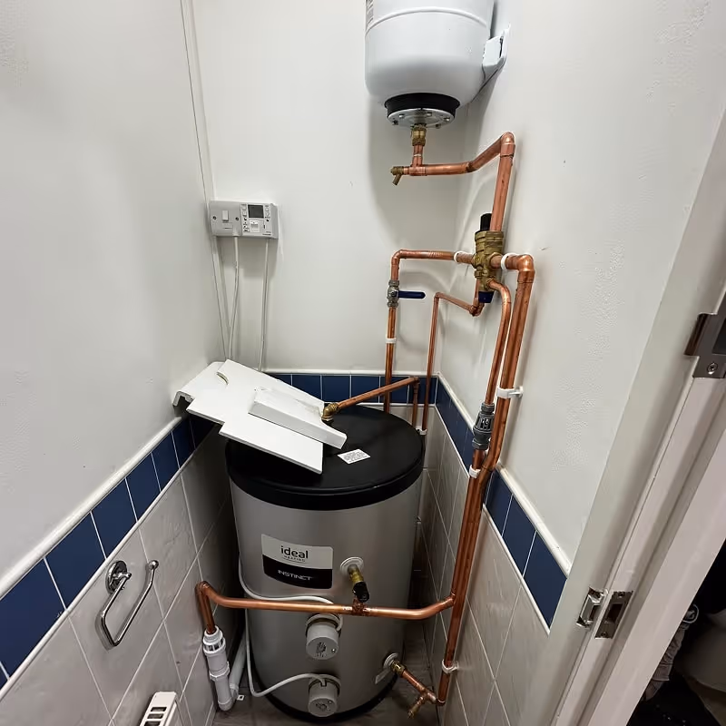 Boiler heating system