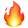 Flame emoji with a flickering orange and yellow fire.