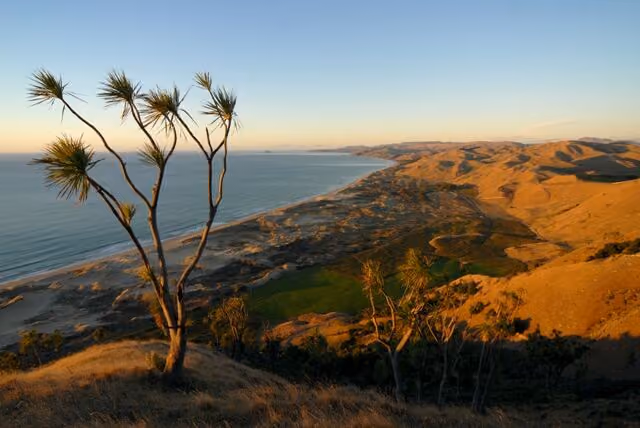 A stunning photo of Ocean Beach where you can take a horse trek! One of the ultimate Hawkes Bay Activities 