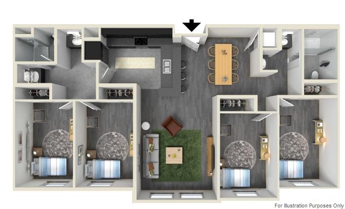D1 Floor plan layout