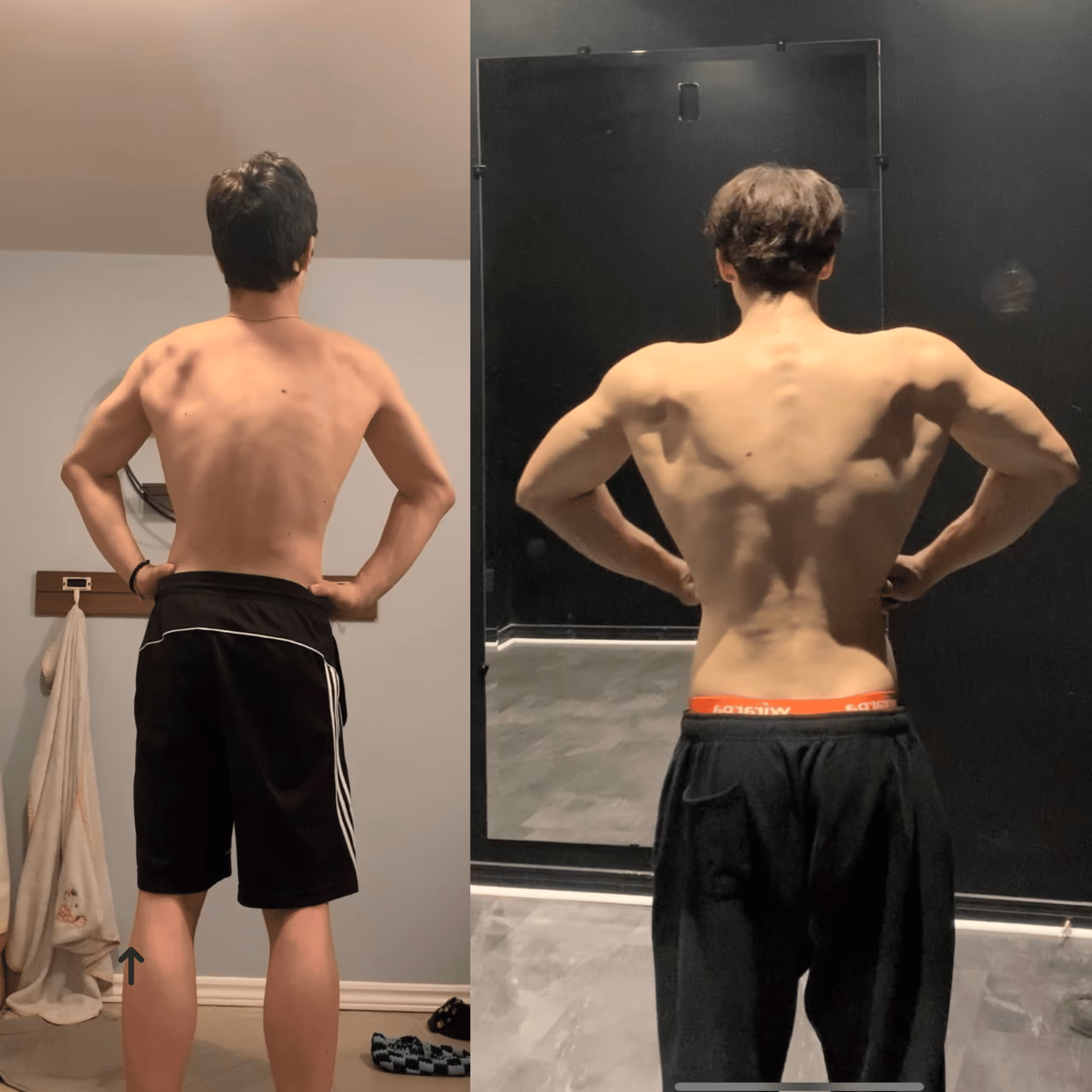 Transformation d'une femme grasse à une femme découpé musculairement et en santé.