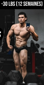 Photo d'une femme grasse avec une photo après ca transformation : Elle est plus musclé et plus maigre.