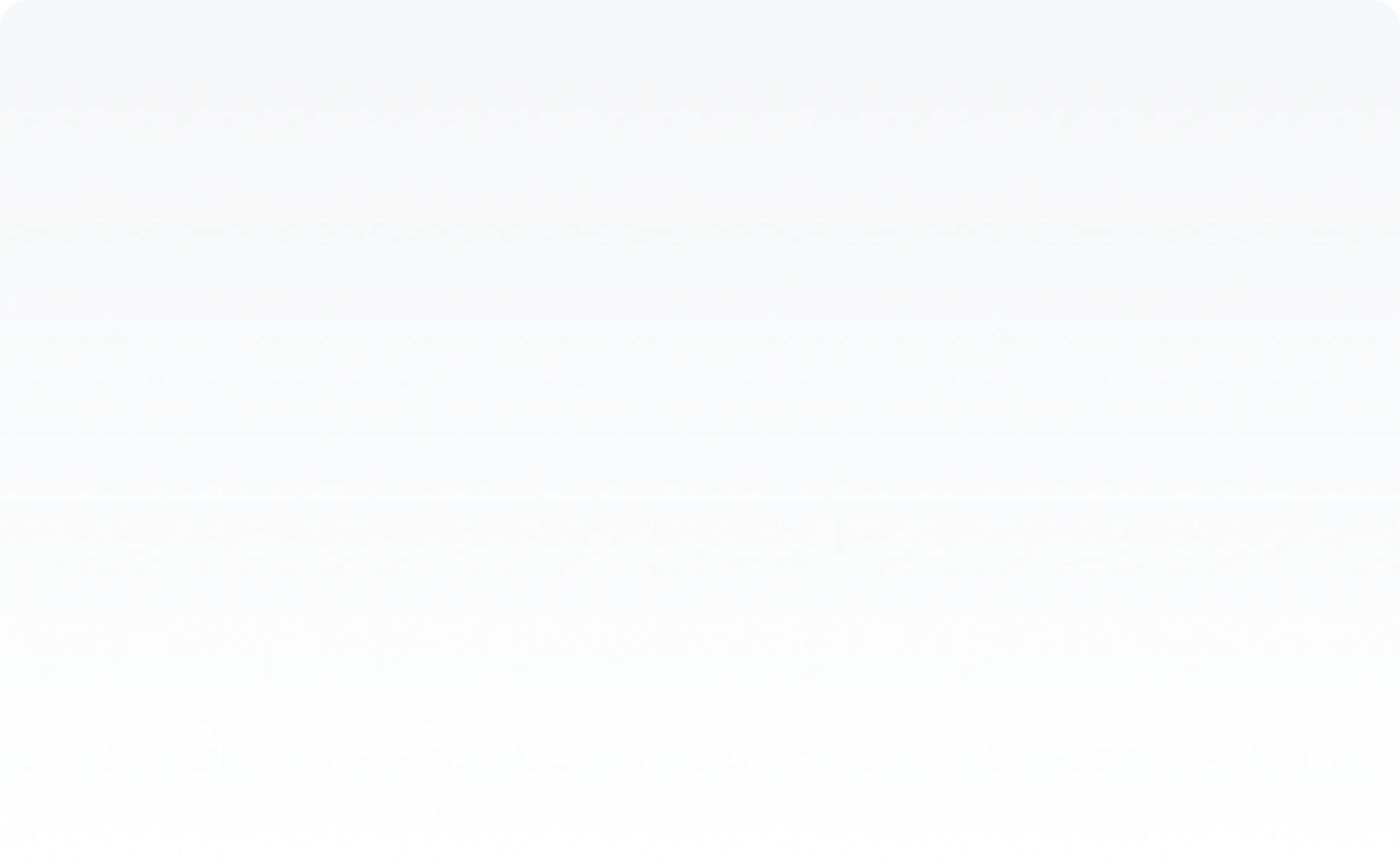 Abstract white background with a subtle grey gradient and fine black speckles at the bottom.