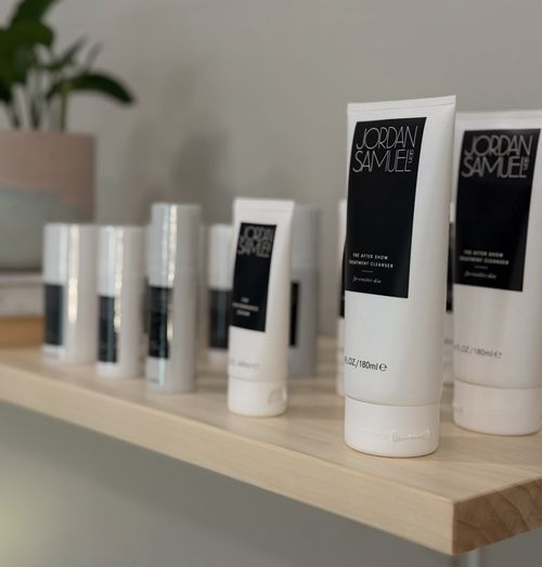 image of facial treatment being performed